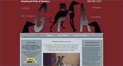 Desktop Screenshot of greyhoundpets.org